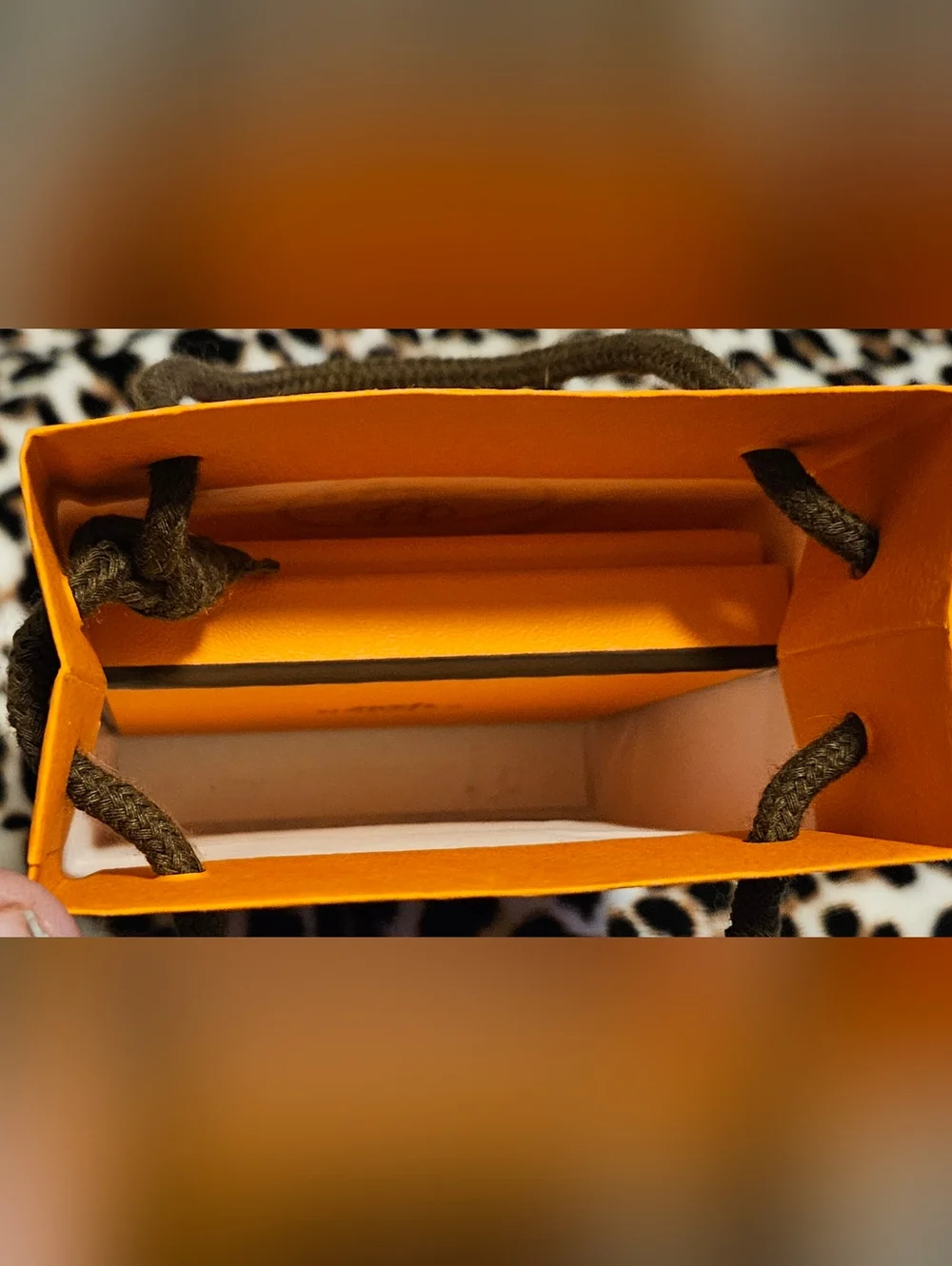 NEW Hermès Small Orange Gift Box Bag Set Booklet Jewelry Storage Scarf Travel - Picture 11 of 16